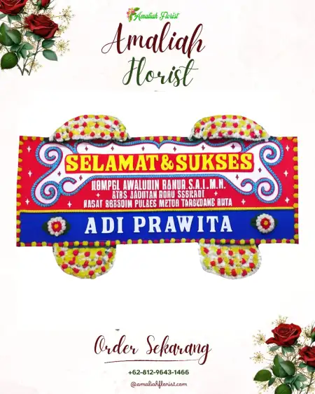 Papan Bunga Ucapan Selamat Cikiray